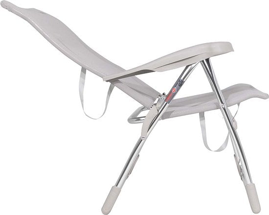 Crespo - Chaise de plage - AL/206 - Gris clair