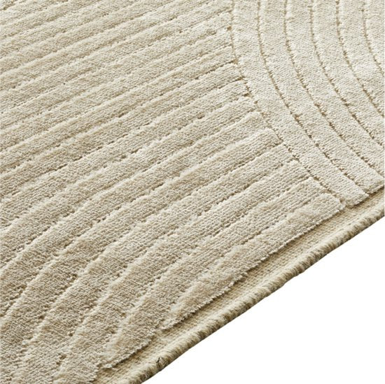 Tapis Flat de fonQ - Beige - Rectangulaire - 200 x 300 cm - Japandi