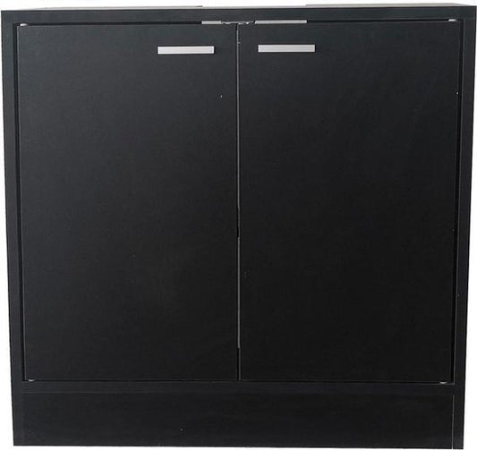 Meuble bas pour lavabo - meubles de salle de bains - noir