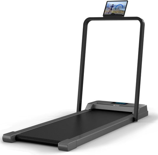 Brixy Treadmill - 1-10km/h - Tapis de marche - Affichage LED et télécommande - Bluetooth - App - Tapis de marche - Anthracite