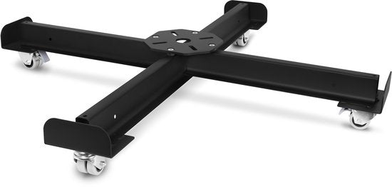 Pied de parasol VONROC sur roulettes - pied en croix mobile - pour les parasols suspendus VONROC Bardolino et Pisogne & Compatible avec tous les modèles