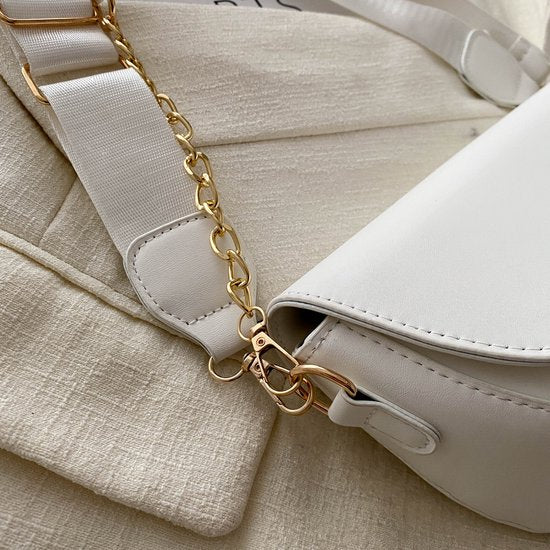 Sac à main pour dames - Pochettes pour dames - Sac à bandoulière pour dames - Pochette - Sac à bandoulière - Sac de soirée - Blanc