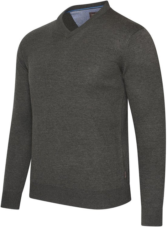 Cappuccino Italia - Pull Salerno Pullover pour homme - Gris - Taille XL