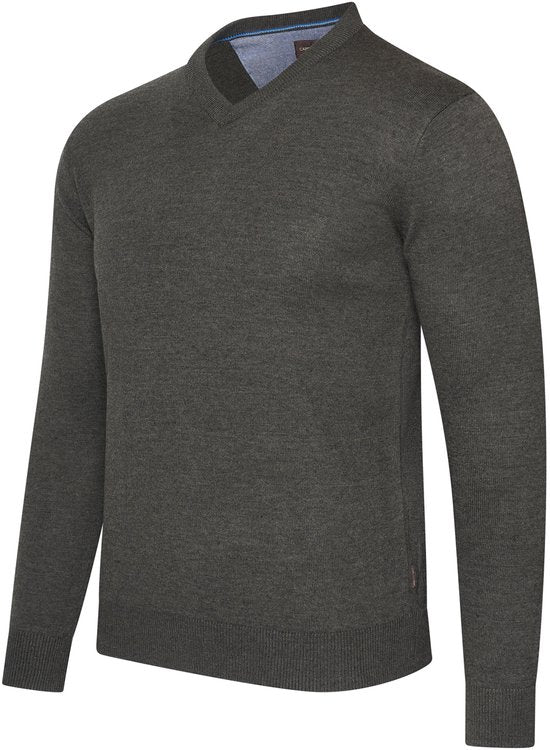 Cappuccino Italia - Pull Salerno Pullover pour homme - Gris - Taille XL