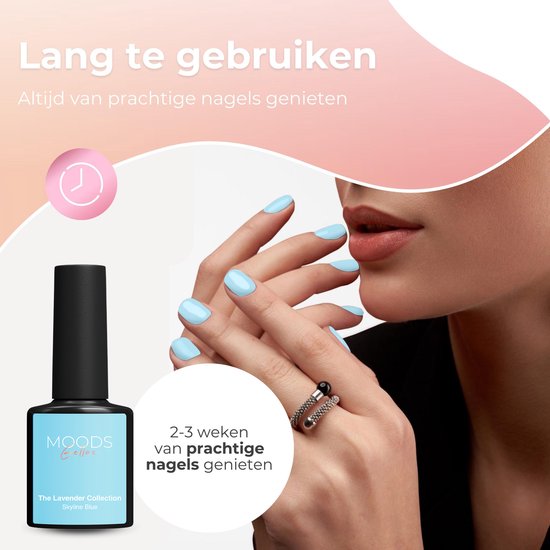 Moods Gellac 6-Piece Set - Gel Nail Polish Starter Pack - Gel Nail Polish - 8ML - The Lavender Collection - Gellac - Nails - Chic Colours