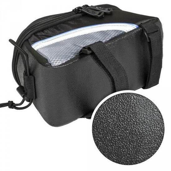 TecTake - Sacoche de cadre sacoche de vélo pour p.ex. smartphone etc. noir bleu S 401606