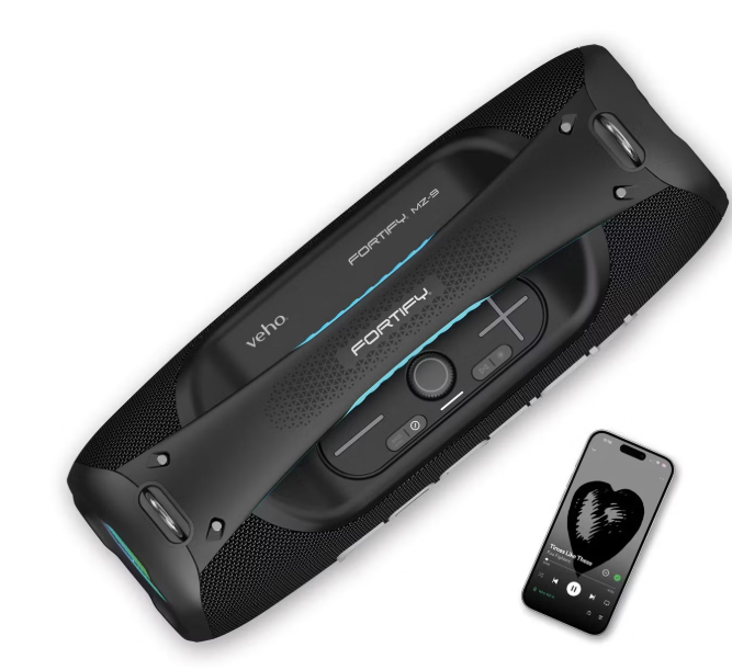Veho MZ-9 Fortify 100 Watt enceinte Bluetooth portable VSS-033-MZ9-B