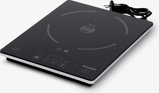 Severin KP 1071 - Plaque de cuisson à induction - 1 zone de cuisson - minuterie - sécurité enfants - 2 000 watts - prise standard