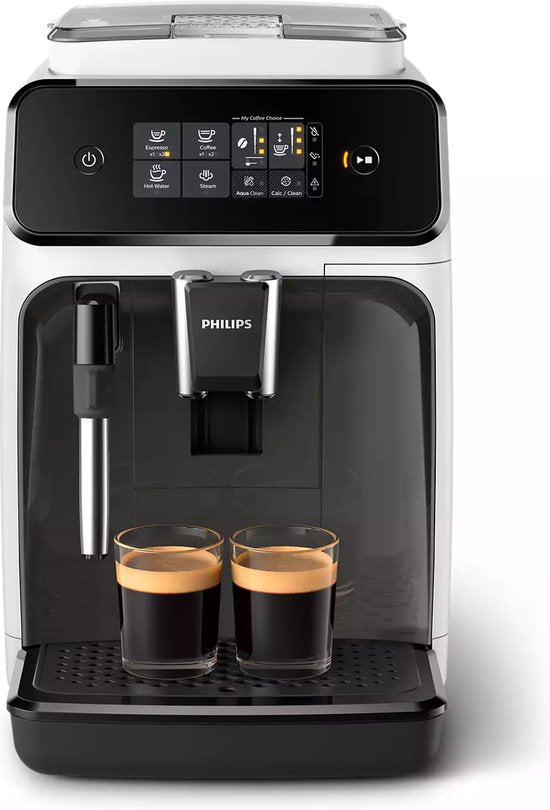 Philips série 1200 - EP1223/00 - Machine à expresso entièrement automatique - Machine à café entièrement automatique - 15 bars - Blanc