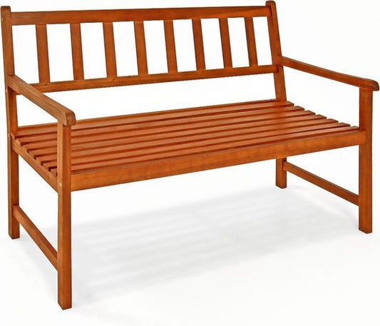 Banc de jardin Casaria - Acacia certifié FSC® / Largeur 120 cm - Brun