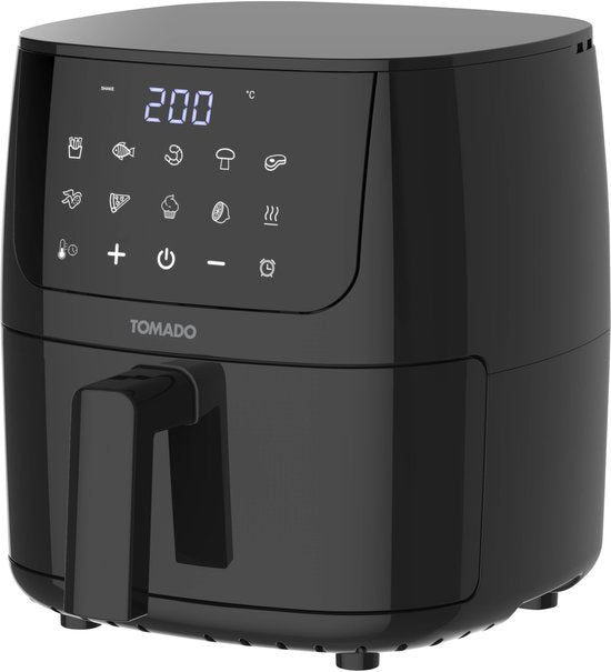 Tomado TAF2002B - Mini-friteuse à air chaud - 2 litres - Écran numérique - Sans PFAS