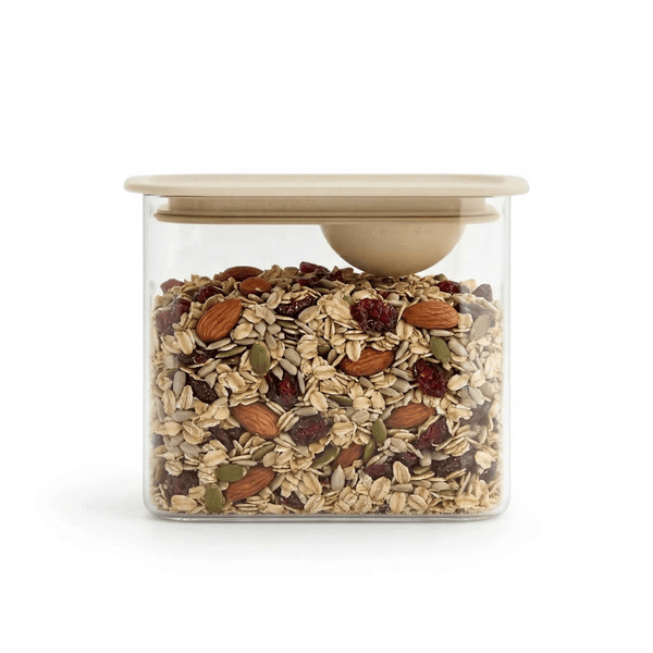 Boîte de conservation Brabantia avec cuillère doseuse - 1,3 litre - 12,3 x 15,4 x 10,6 cm