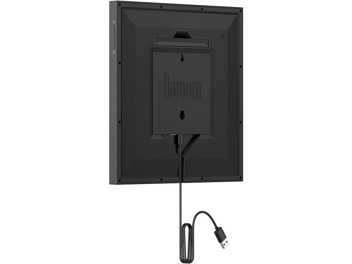 Cadre photo numérique Divoom - Design moderne - Noir - 7 pouces
