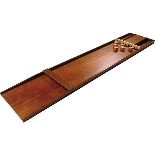 Jakkolo Jeu de shulbak pour débutants - MDF/bois de hêtre - 30 disques - Couvercle coulissant