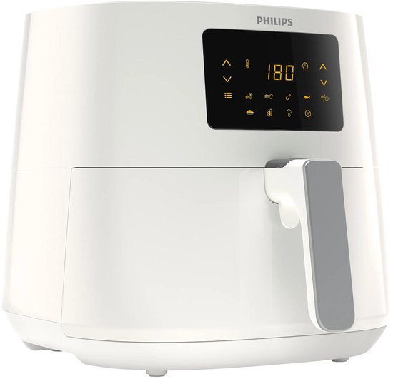 Friteuse Philips série 3000 HD9270/00, 6,2 l - 2 000 W - Friteuse à air chaud, argent/blanc
