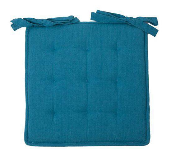 Collection In The Mood Coussin Bistro Tivoli - L40 x B40 cm - Bleu foncé