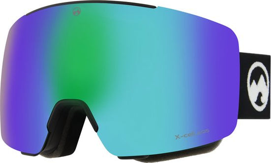 MowMow LOCAL Masque de ski Homme L/XL + lentille supplémentaire - Magnétique - Bio-Frame - R-Strap - UV400
