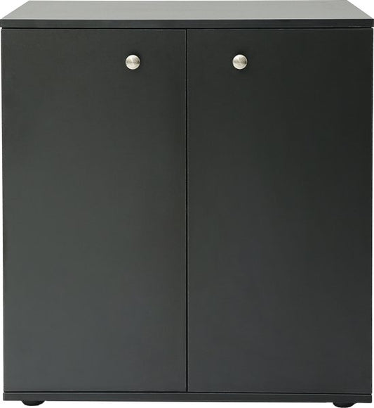 Classeur buffet - meuble de rangement multifonctionnel - noir
