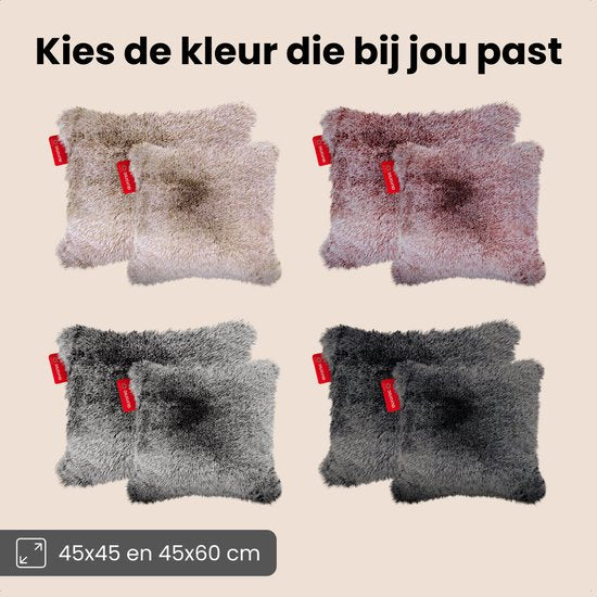 Auronic Heat Cushion - Teddy - 45x60 - Sans fil - Rechargeable - Coussin électrique - Infrarouge - Anthracite