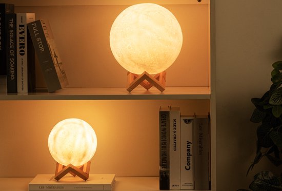 Vlectro Moon Sleep - 16 Couleurs - Dimmable/Sans fil - 22x22x22cm