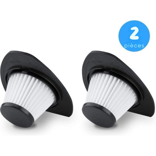 Filtres LifeGoods Portable HEPA - 2 pièces - Pour l'aspirateur à main LG958 - blanc