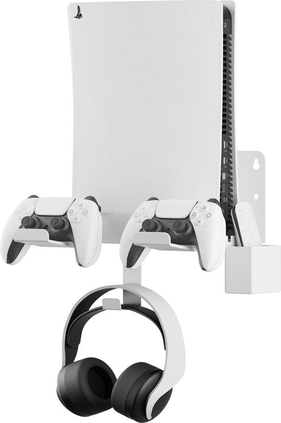 Support mural universel adapté à la console Playstation - support console de jeu universel - support mural standard pour ranger les manettes de console de jeu casque audio