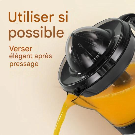 KitchenBrothers Presse-agrumes - Compact - Manuel - 0.7L - Noir