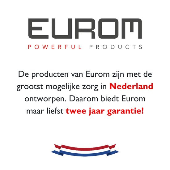 Chauffage pour tente de fête Eurom 1502 - Acier inoxydable - 1500 W