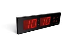 Horloge murale avec affichage LED