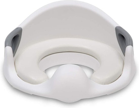 Siège de toilettes universel pour enfants - Siège de toilettes pour enfants - Réducteur de WC - Siège de toilettes portable avec poignées - Antidérapant - Blanc