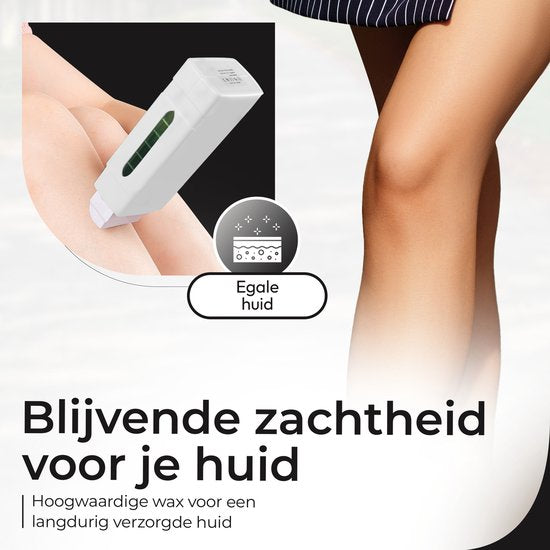 Rouleau de cire Amati avec deux recharges - Blanc