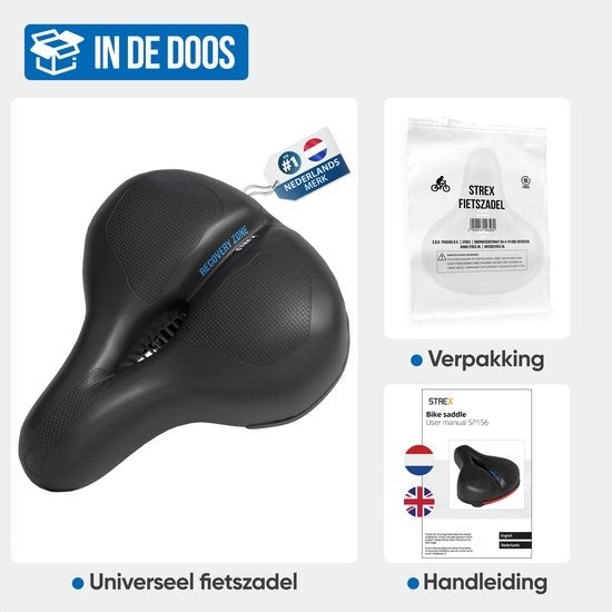 Siège de vélo Strex - Unisexe - Extra Confortable - Ventilant