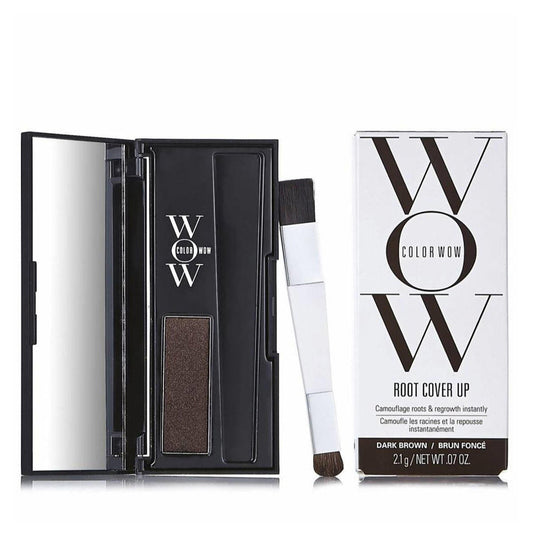 Color Wow Root Cover Up - Poudre pour racines - Brun foncé - Couvre les racines et les cheveux gris - 2,1 g