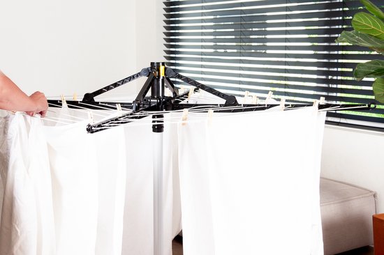 SpeedDryer Sèche-linge électrique - Sèche-linge économe en énergie - Sèche le linge en 2 heures - Silencieux - Sèche-linge électrique économe en énergie - Sèche-linge d'intérieur compact et pliable - Étagère de séchage du linge