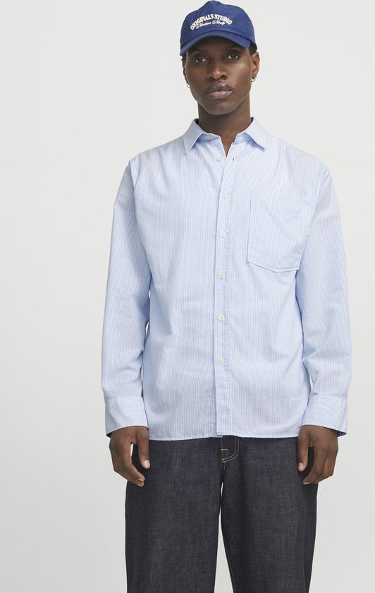 JACK&JONES - JORMARGATE OXFORD SHIRT LS BF LN - Homme - Chemises - Taille L