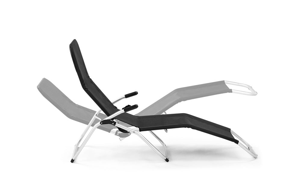 Chaises longues - Hortensus - Lot de 2 - Max. 110kg - 140 x 61 x 85.5cm