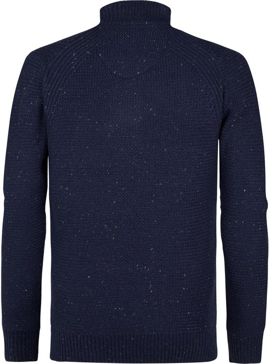 Petrol Industries - Pull mélangé pour homme Buffalo - Bleu - Taille S