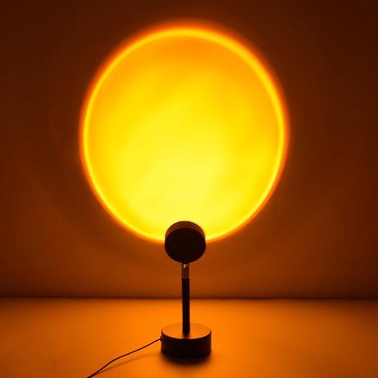 Lampe « Sunset » orange - Lampe à projection « Sunset » - Lampe « Coucher de soleil »