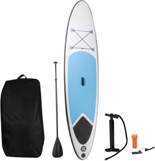 Dunlop Inflatable Sup Board avec accessoires - Bleu/Blanc - 305 x 71 x 10 cm