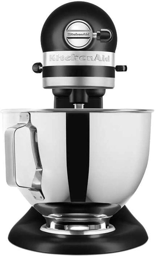 KitchenAid Artisan 5KSM95PSEBM - Robot de cuisine - 4,3 L - Noir mat - 3 crochets pétrisseurs
