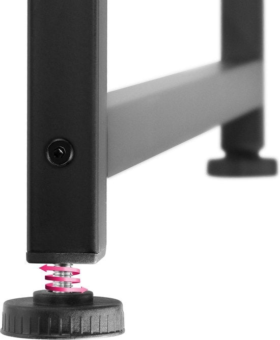 tectake - bureau table Flint 120 cm - indutrial - brun clair - 404466