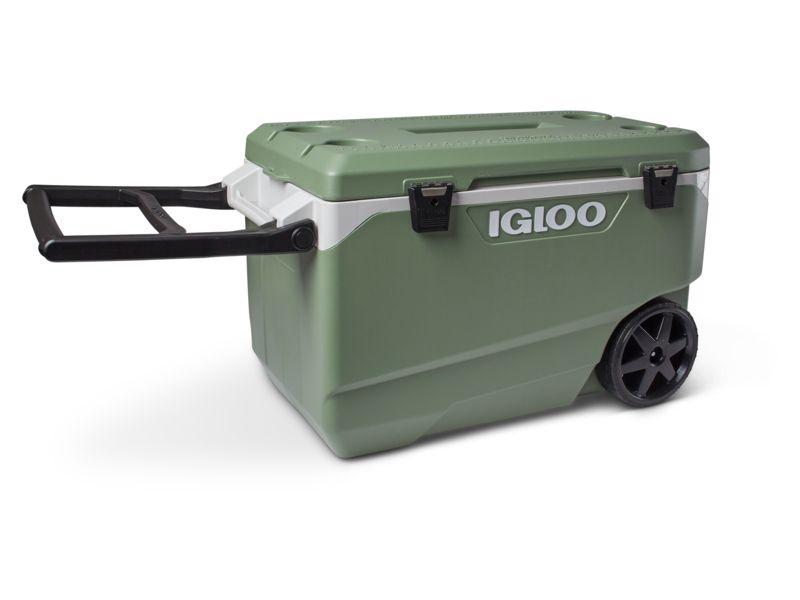 Glacière à roulettes Igloo EcoCool Latitude 90 - 85 litres - Vert vintage