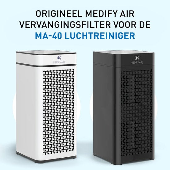 Medify Air MA-40 Replacement Filter - HEPA Filter H13 - 1 Piece - Air Filter - Activated Carbon - Air Purification