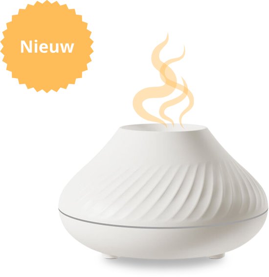 Daily Solutions® Diffuseur d'arômes - Parfum et couleur - Humidificateur - Diffuseurs d'arômes - Nébulisateur - Diffuseur de parfum - Atmosphère apaisante - Blanc