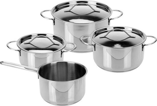 Ensemble de casseroles 7 pièces - Excellent Houseware - acier inoxydable