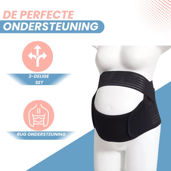 Bandeau de maternité VAIVE - Bandeau abdominal de grossesse - Enceinte - Bandeau pelvien - Post-partum - Feuille de fermeture - Cadeau de maternité