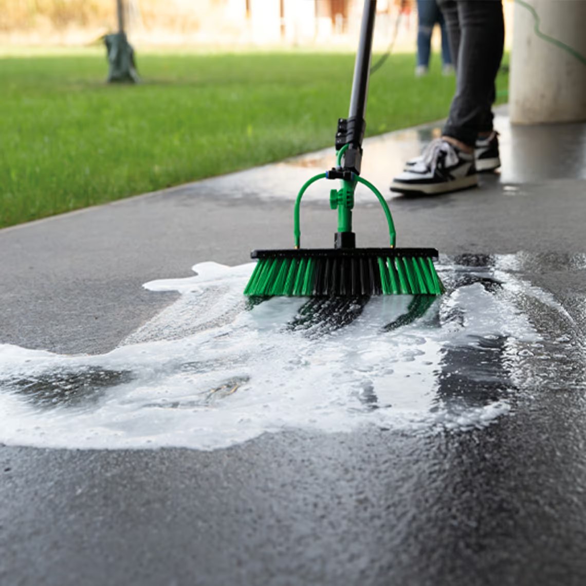 Balai à eau télescopique Hammersmith AquaClean Deluxe - Extensible et léger - Accessoires inclus - Conception innovante