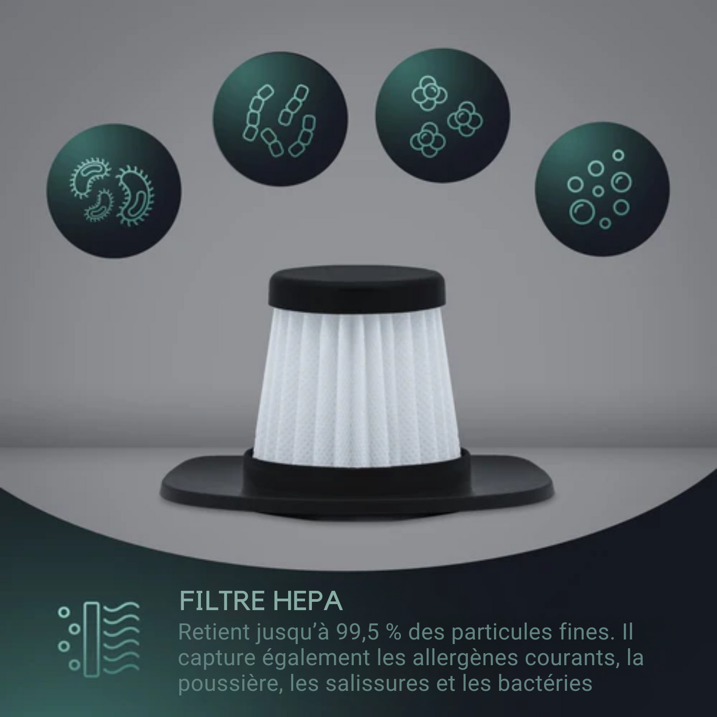 Aspirateur à main - JAP Appliances - aspirateur sans fil - Avec accessoires - 22,2V