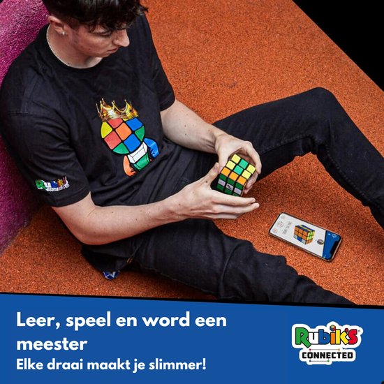 Rubik's Connected X - Cube intelligent - Cube Bluetooth - Jouet éducatif - Jouet interactif - 3 cm x 3 cm