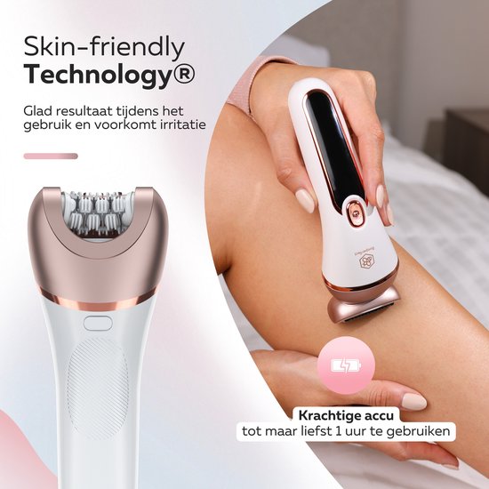 Beeperfect® Épilateur 7 en 1 pour femmes - Rasoir féminin - Tondeuse bikini - Rechargeable - Étanche - 7 accessoires